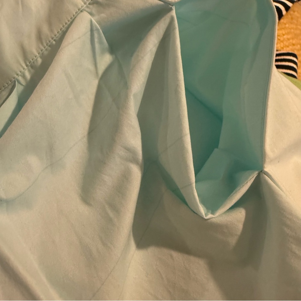 Anthropologie, Sandra Ball Photography Stylish Green and White Skirt, Size 8 - Picture 9 of 14